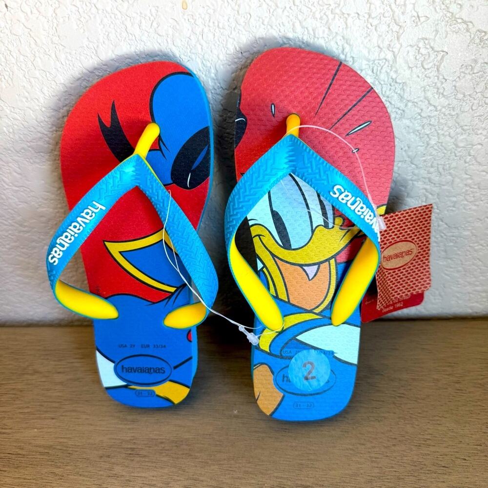 Donald Duck Havaianas‎ Kids Size 2